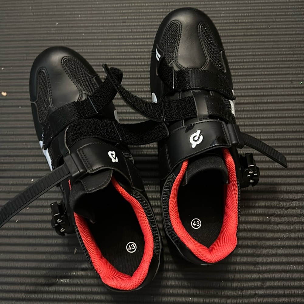 Peloton cycling shoes.